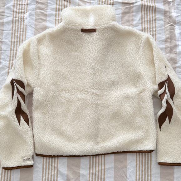 TAYLOR SWIFT NWT | Life is a Willow Zip Up Sherpa Fleece Coat Jacket | size XS - Picture 6 of 8